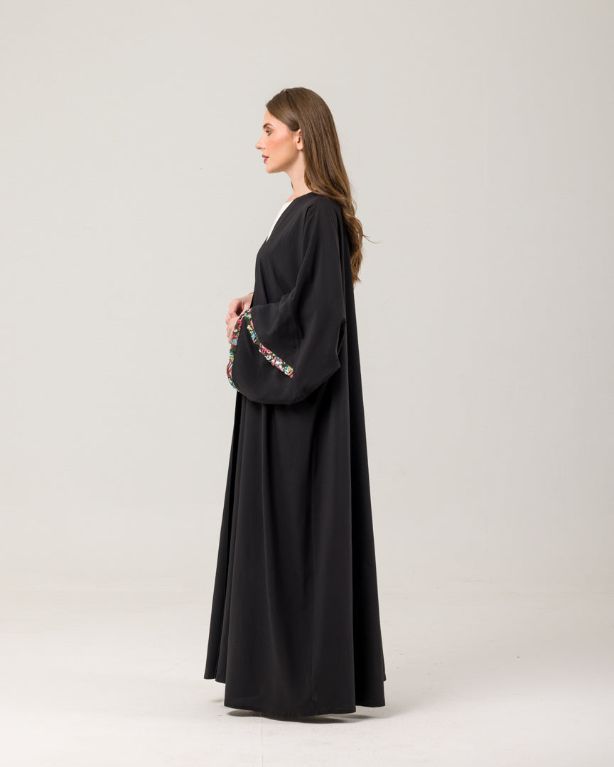 Evening black Abaya