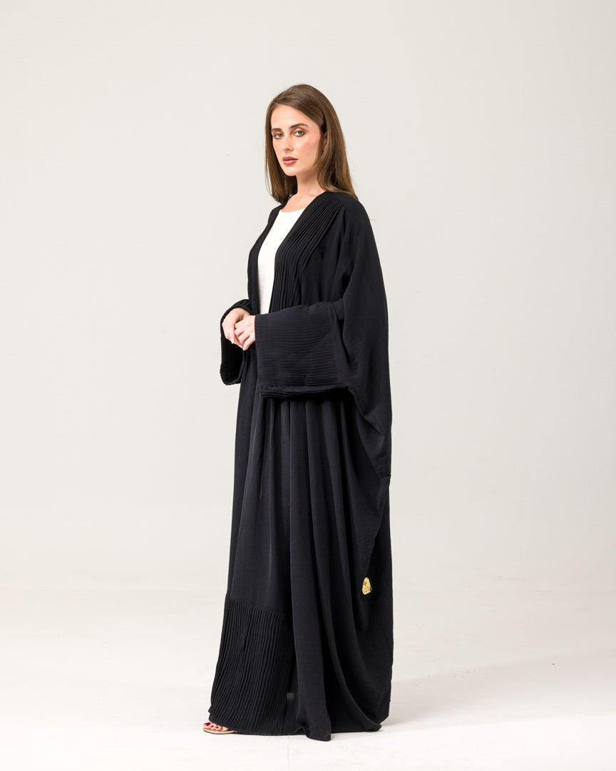 Pre-Order Pleated Bisht abaya