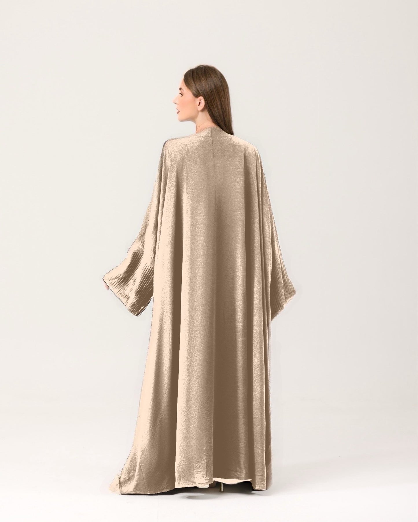 Pre-Order Pleated Bisht abaya